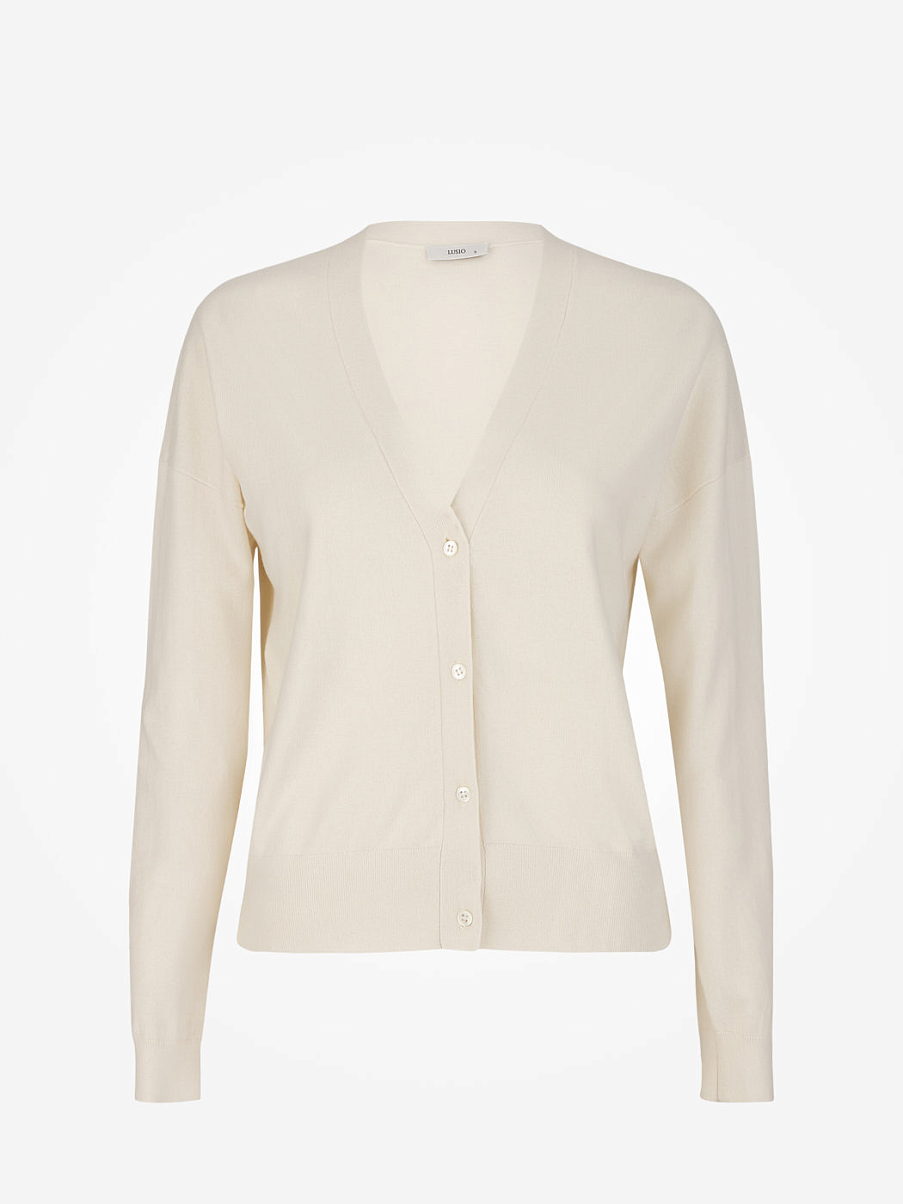 Кардиган из шелка и кашемира