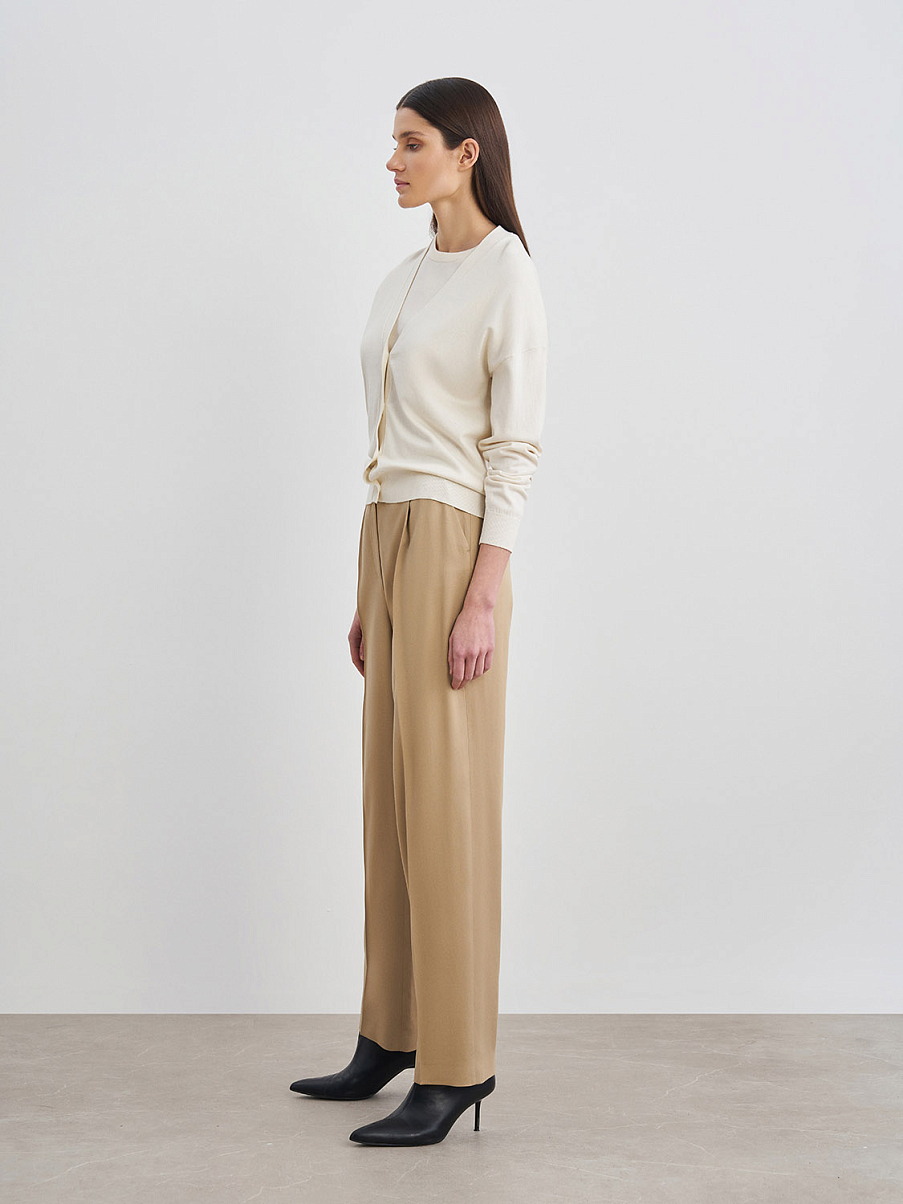 Кардиган из шелка и кашемира