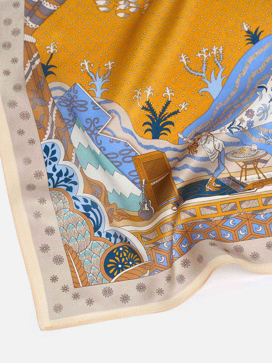 Платок из натурального шелка