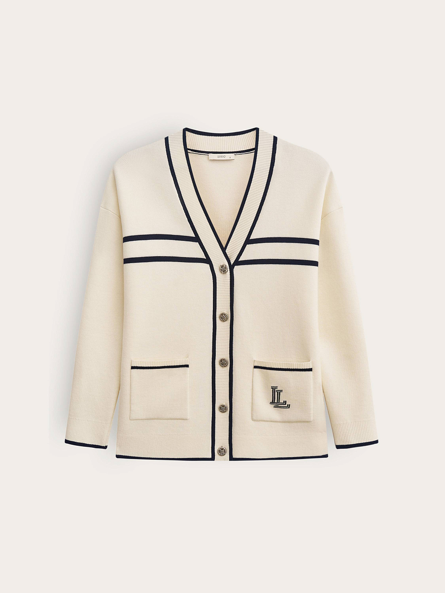 Кардиган с шерстью мериноса