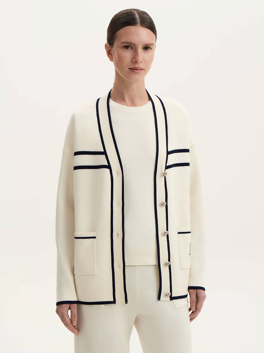 Кардиган с шерстью мериноса