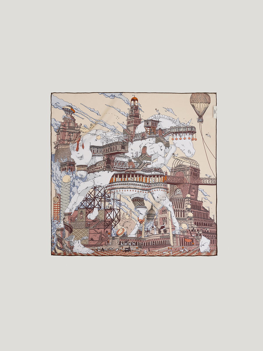 Платок из натурального шелка