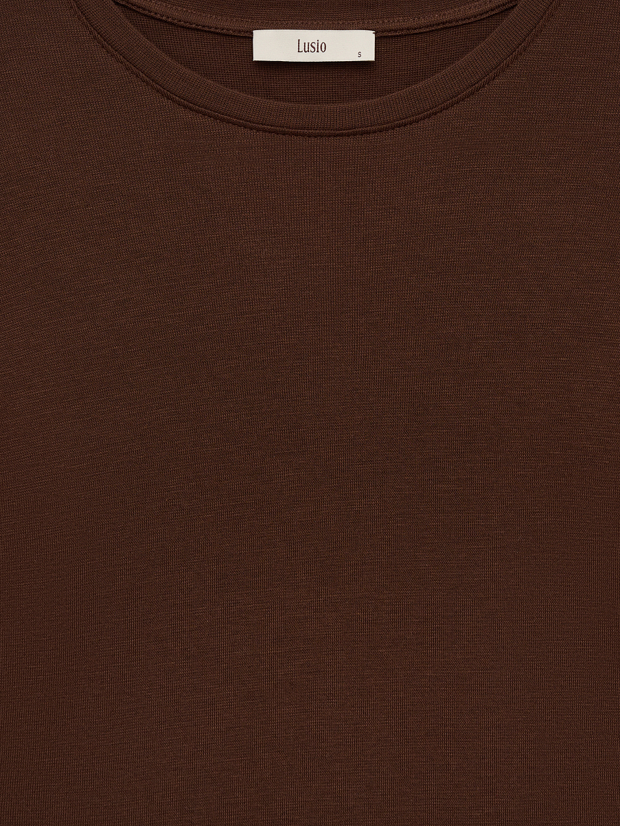 Лонгслив с шерстью