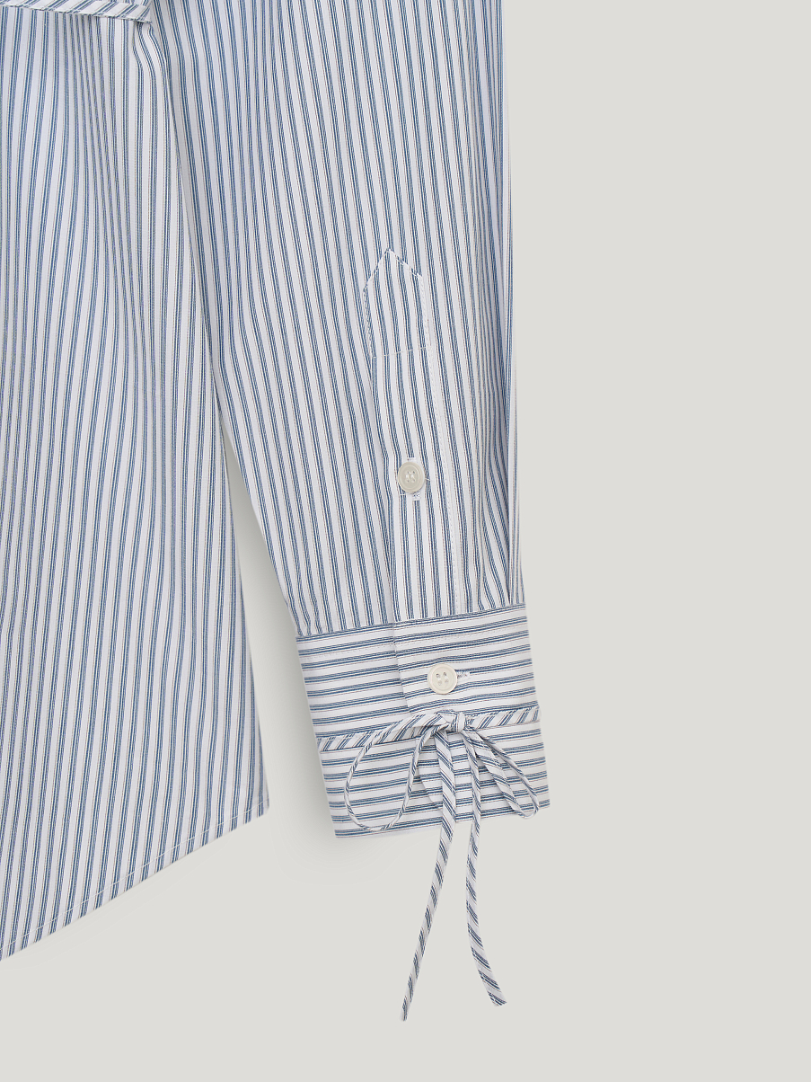 Рубашка из хлопка с шелком