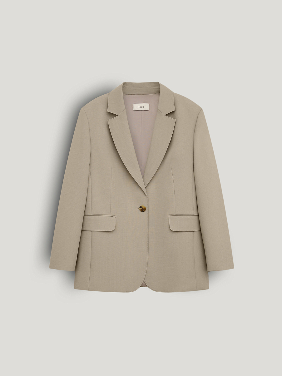 Жакет из костюмной ткани