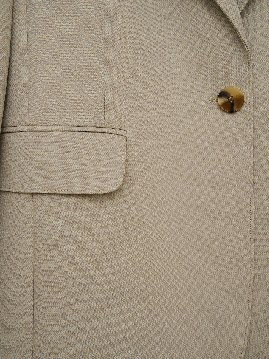 Жакет из костюмной ткани