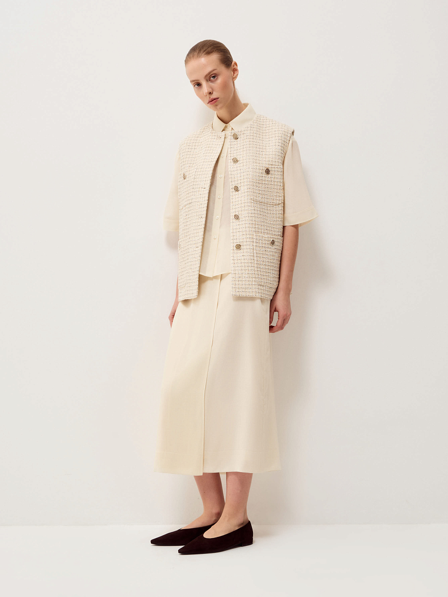 Юбка из шерсти