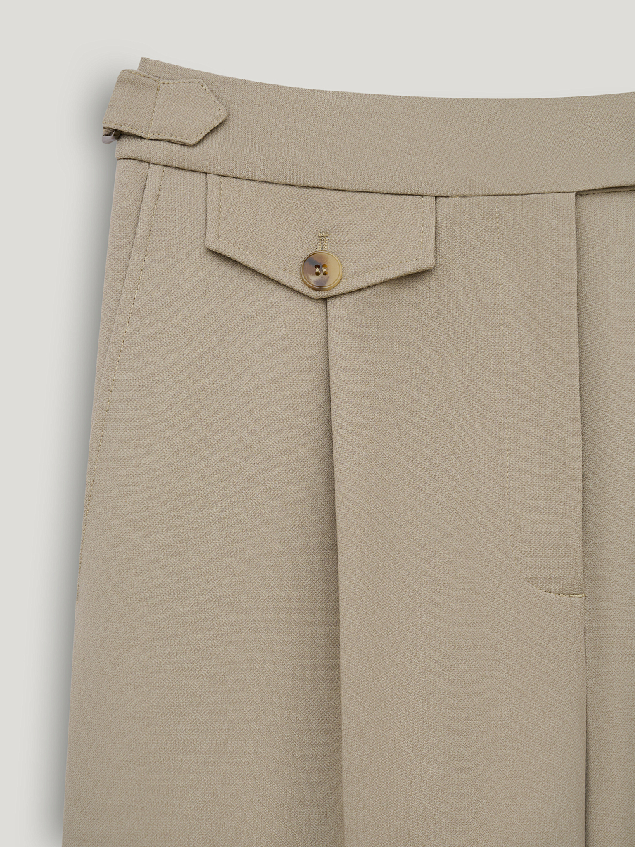 Брюки из костюмной ткани