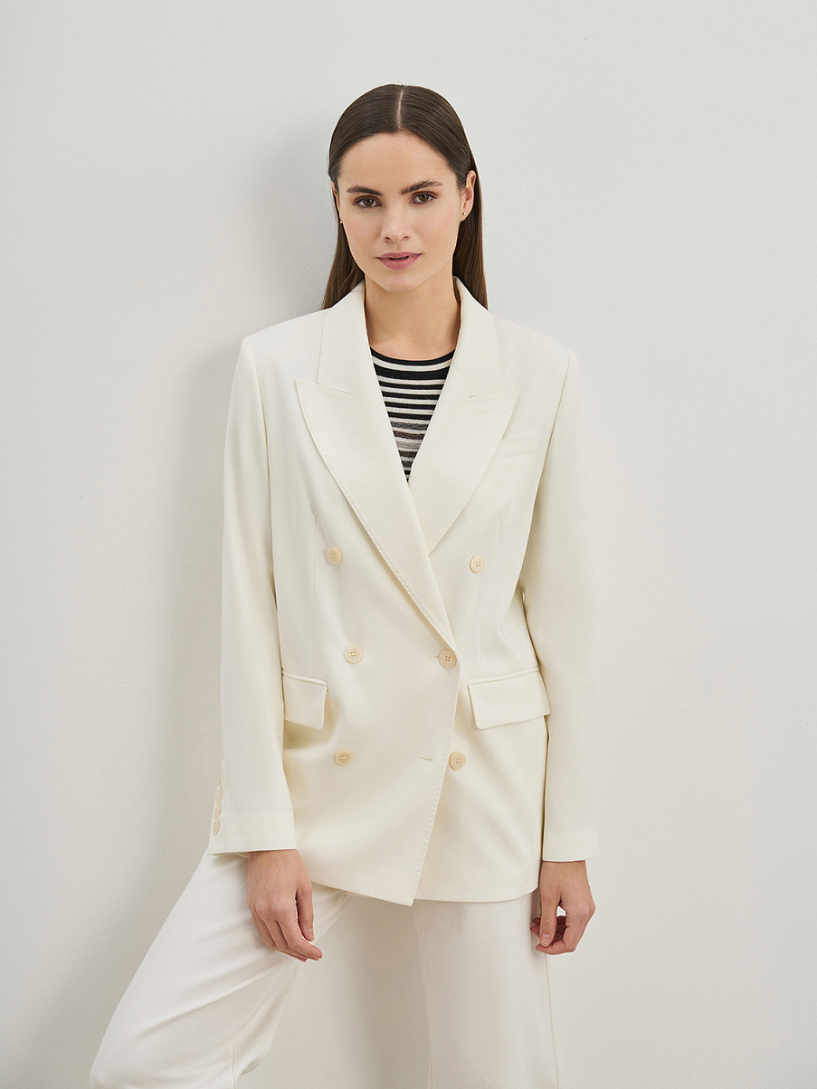 Двубортный жакет оверсайз