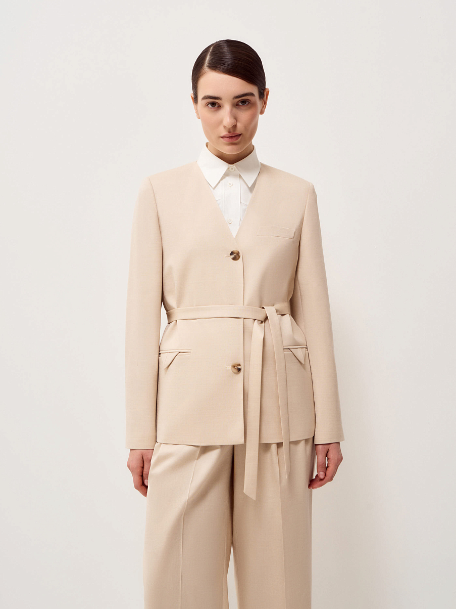 Жакет из смесовой шерсти