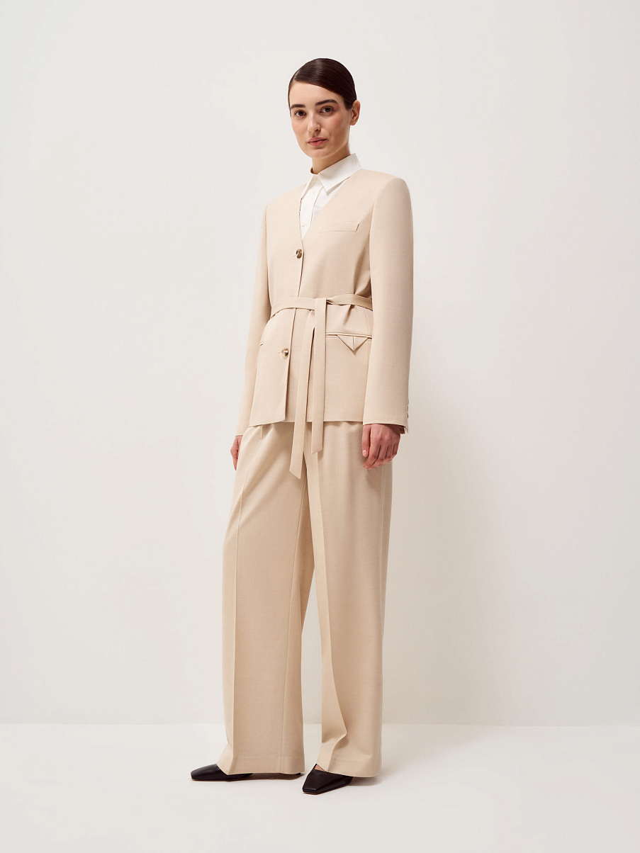 Жакет из смесовой шерсти