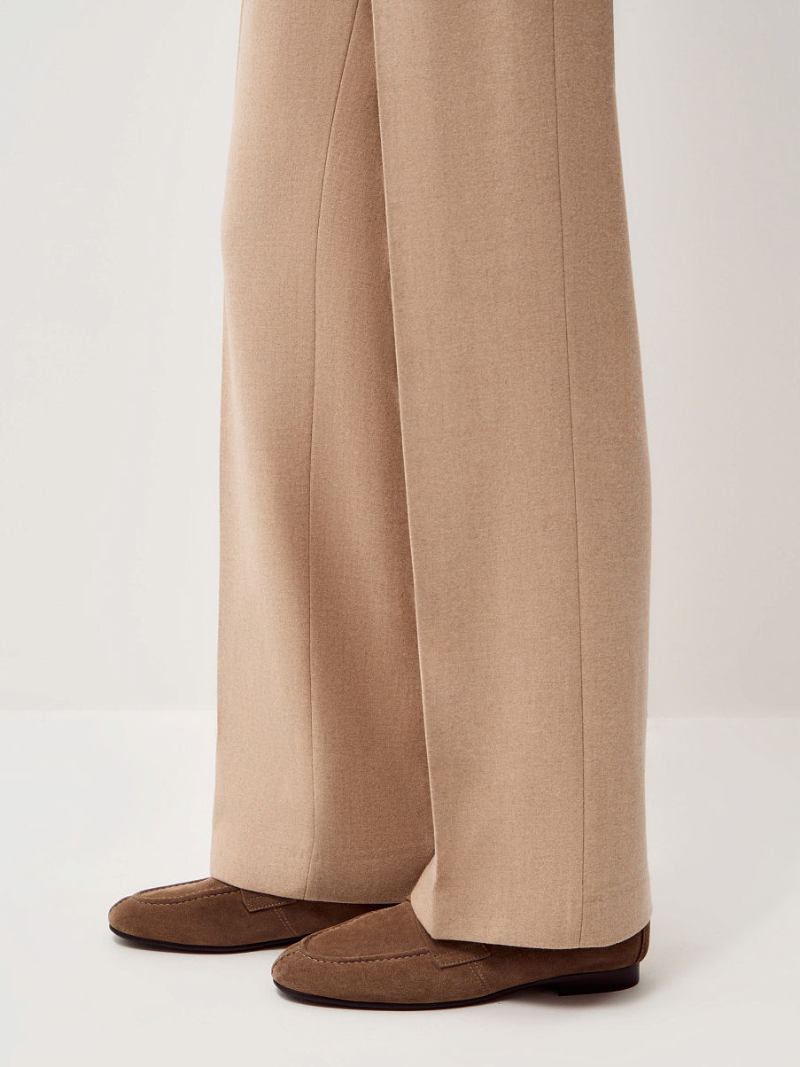 Лоферы из натуральной замши