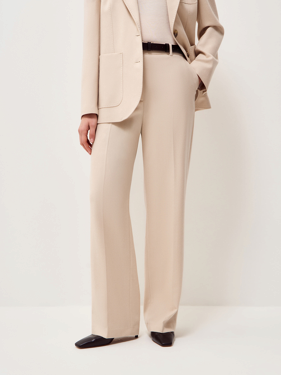 Брюки из шерсти с кашемиром