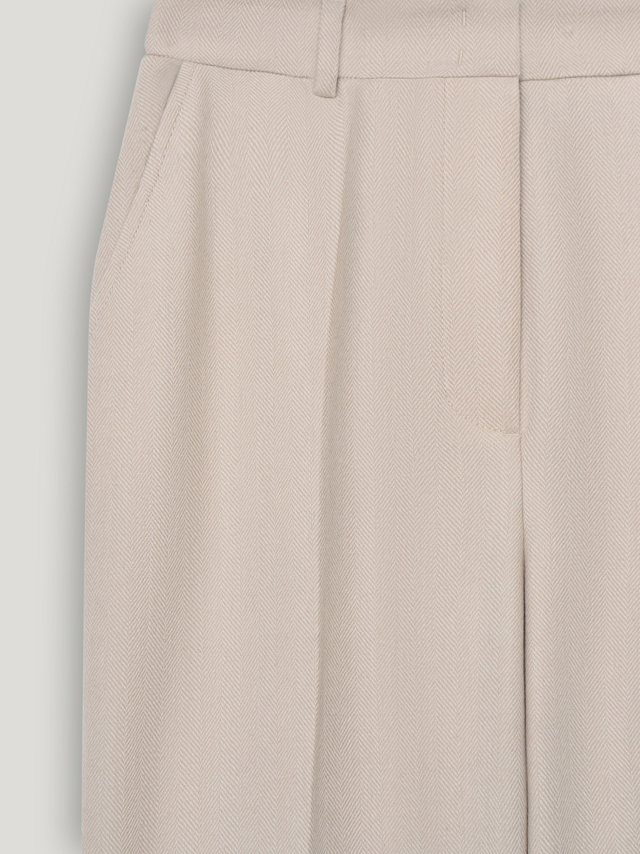 Брюки из шерсти с кашемиром