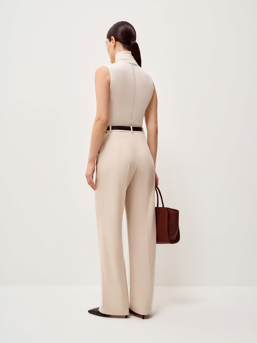 Брюки из шерсти с кашемиром
