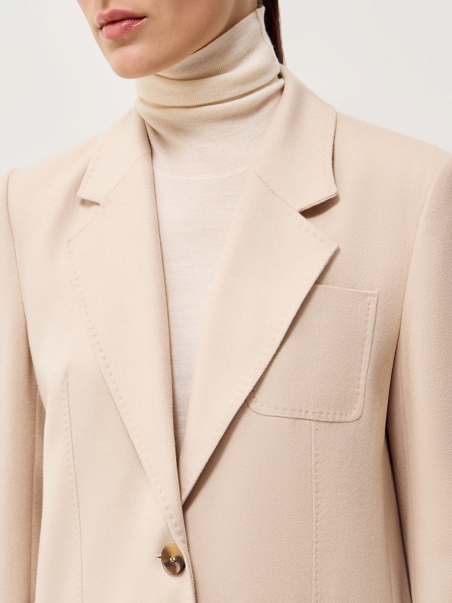 Жакет из шерсти с кашемиром