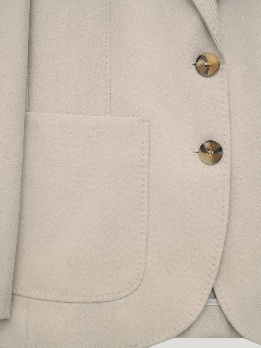 Жакет из шерсти с кашемиром