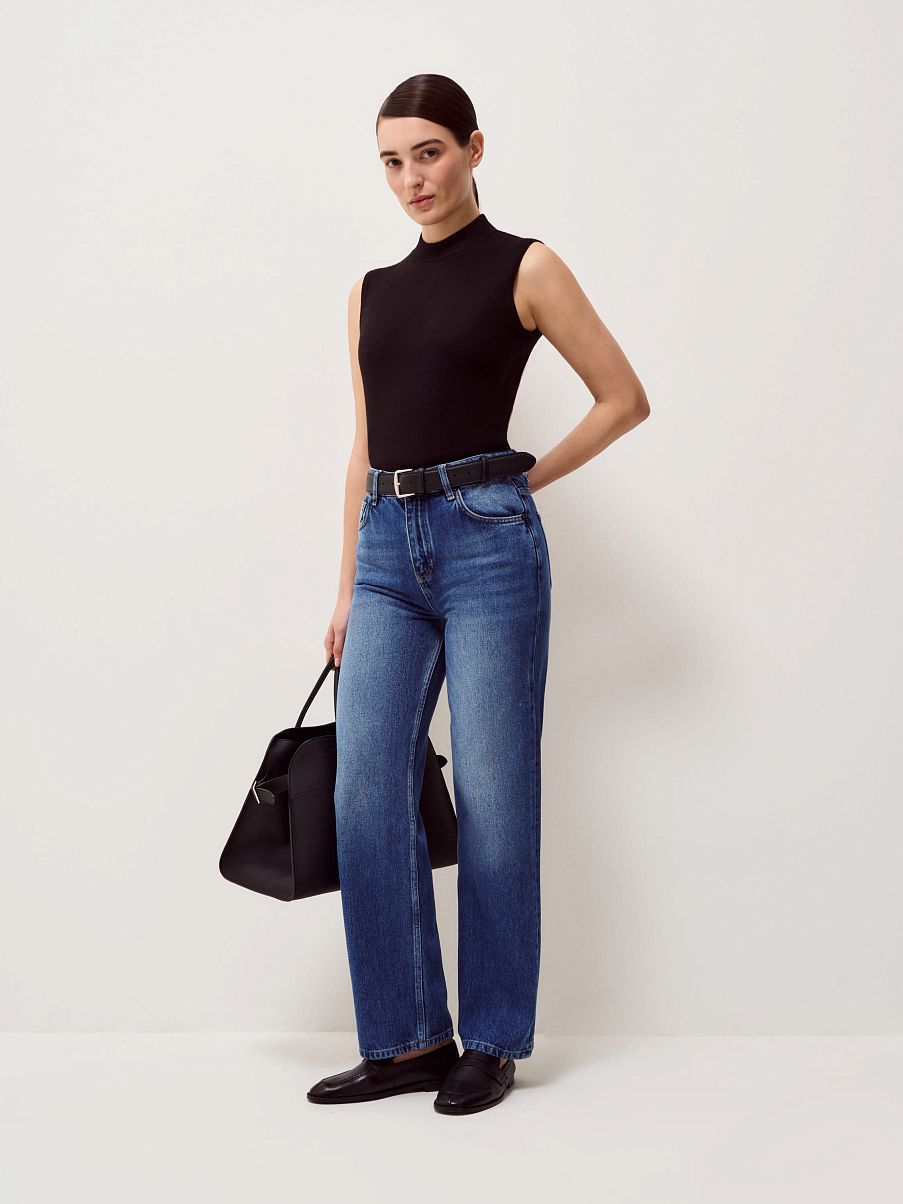 Джинсы прямые