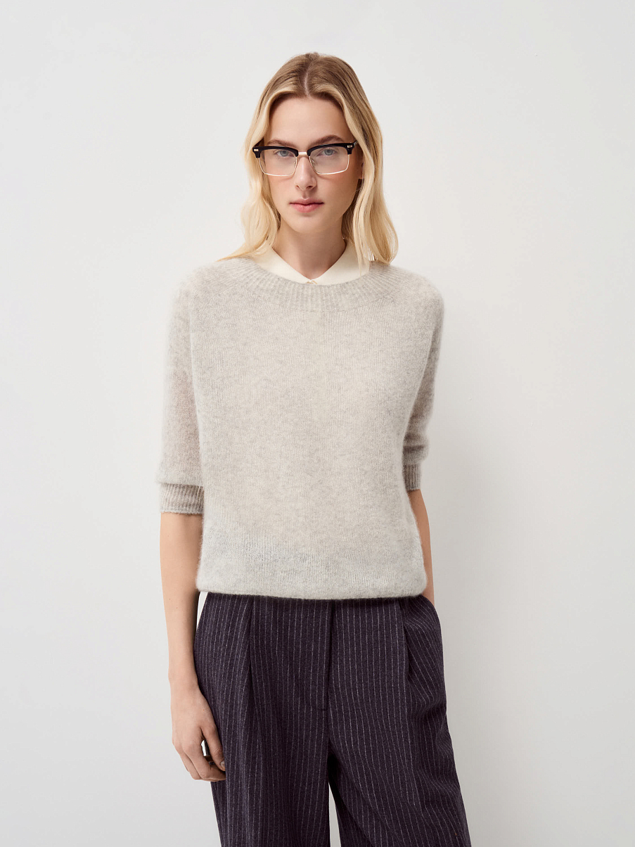 Топ из кашемира с шелком