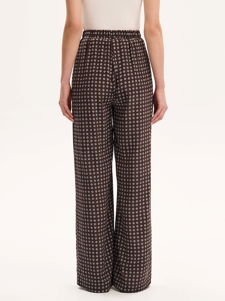 Брюки из шелка