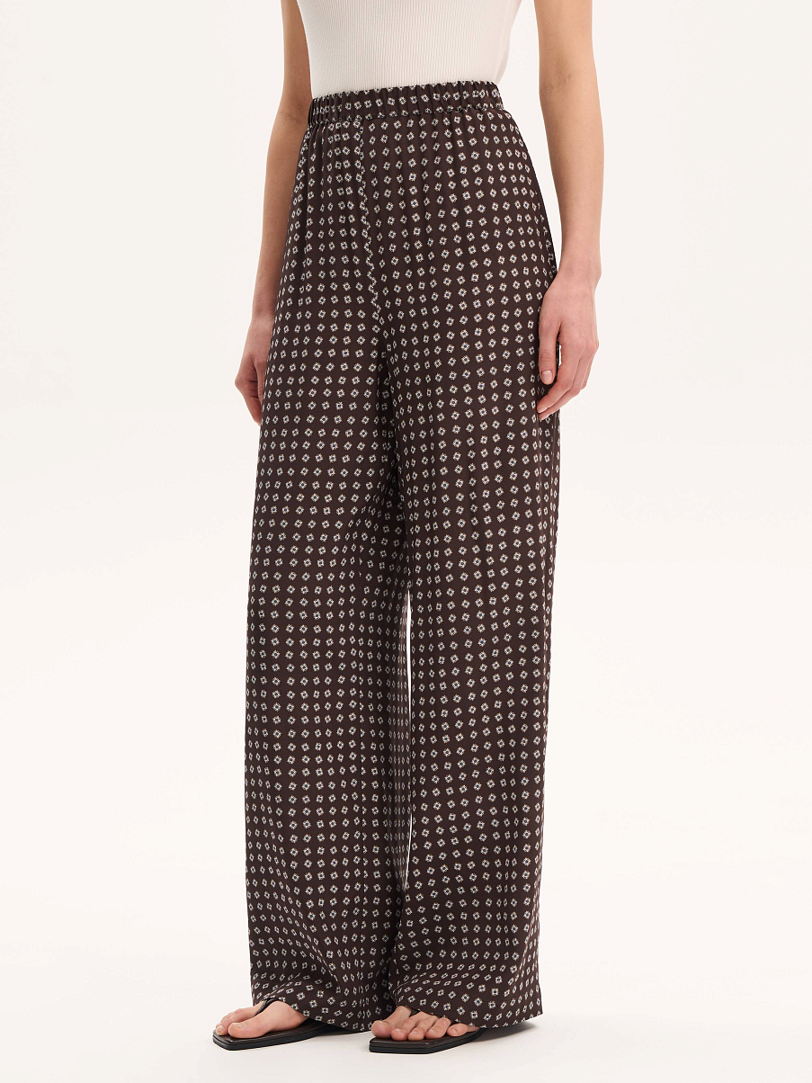 Брюки из шелка