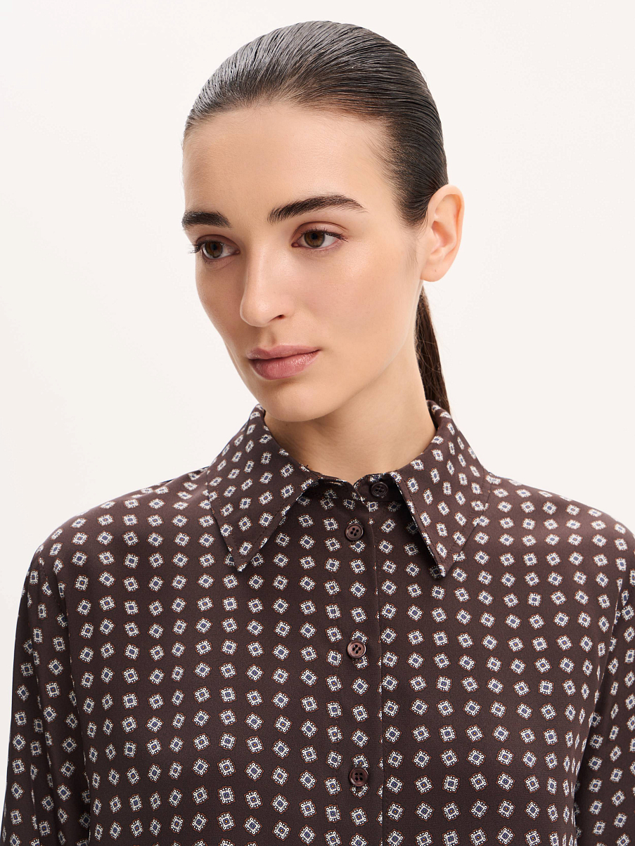 Рубашка из шелка