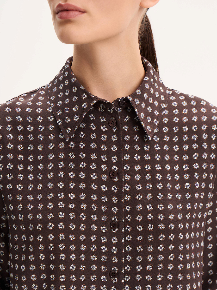 Рубашка из шелка