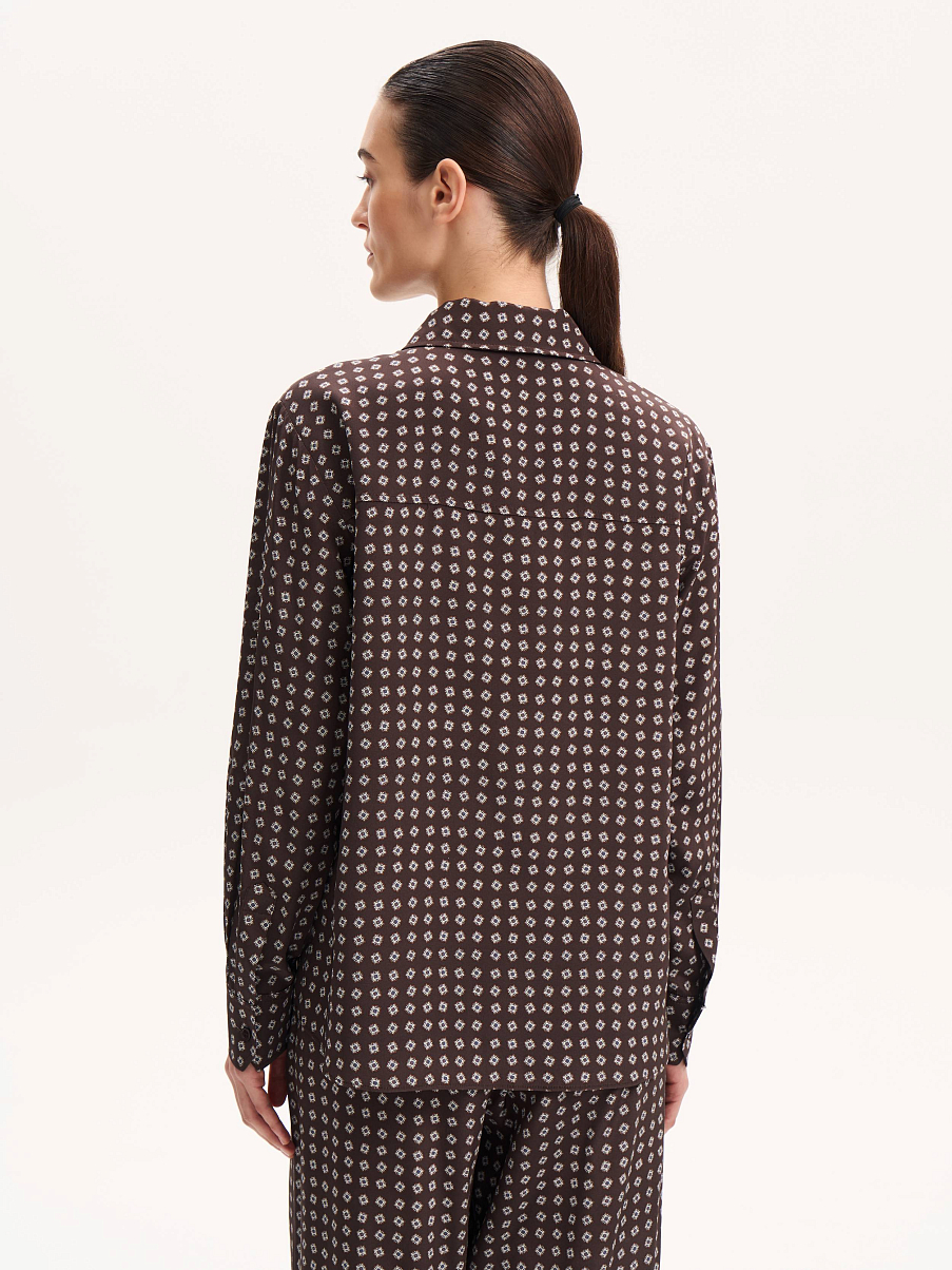 Рубашка из шелка