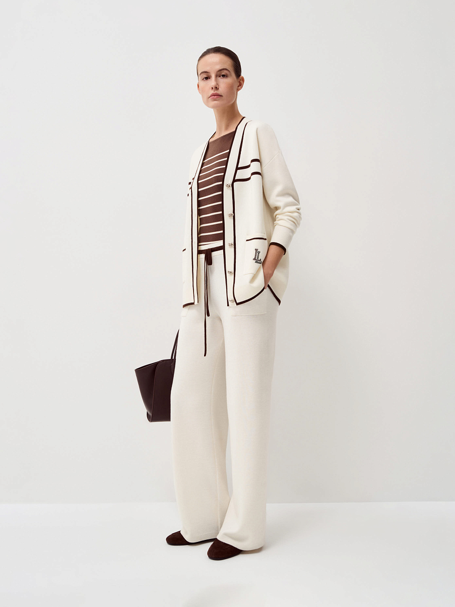 Брюки из шерсти мериноса