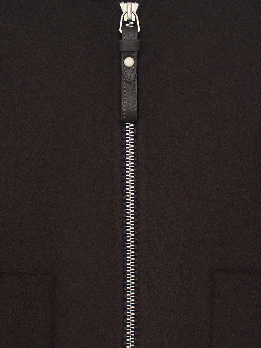 Бомбер из кашемира и шерсти мериноса