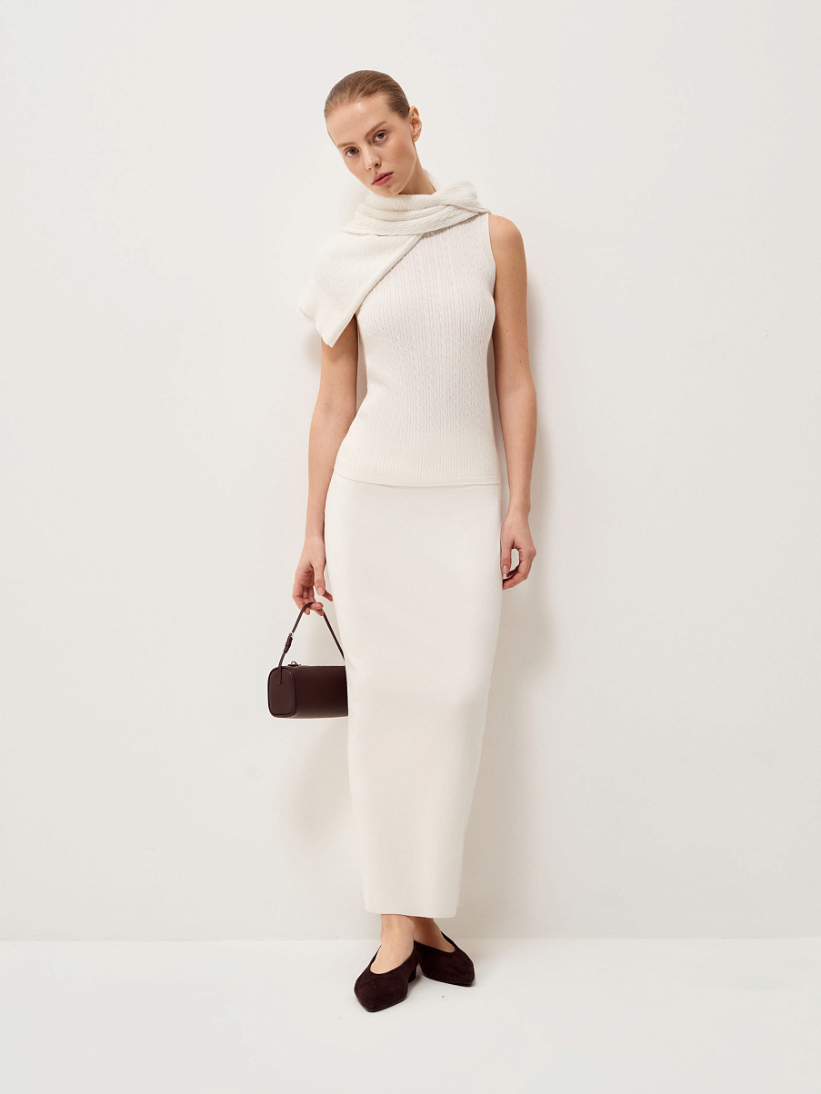 Топ из хлопка с кашемиром