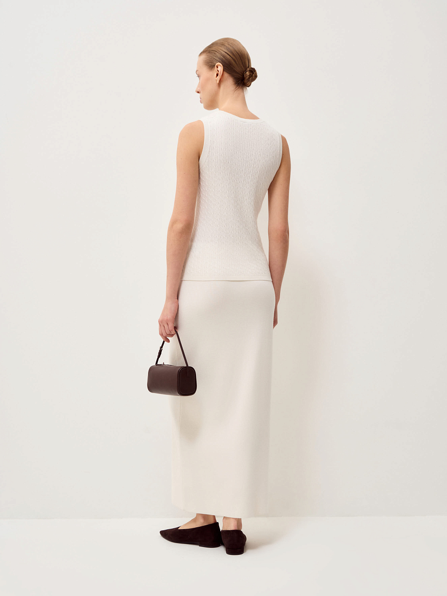 Топ из хлопка с кашемиром