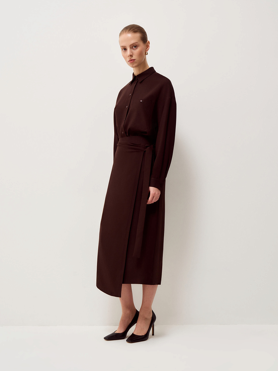 Юбка из шерсти