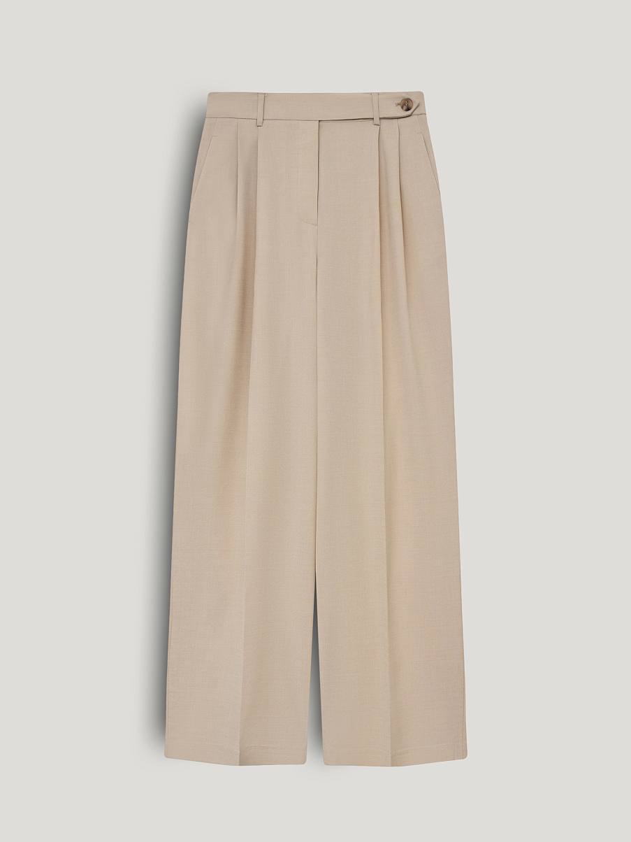 Брюки из смесовой шерсти