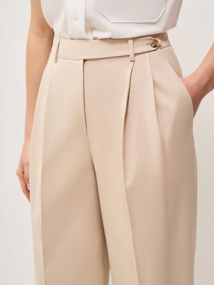 Брюки из смесовой шерсти