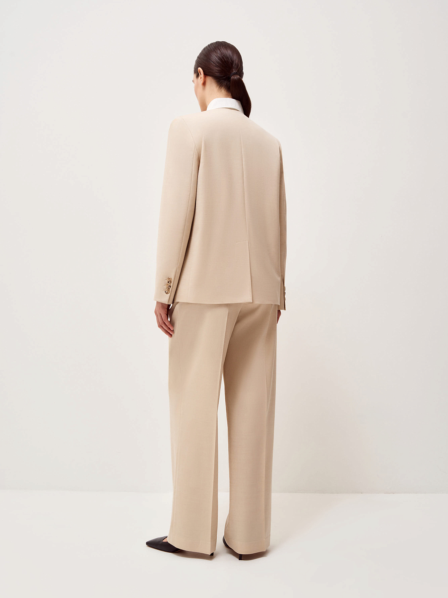 Брюки из смесовой шерсти