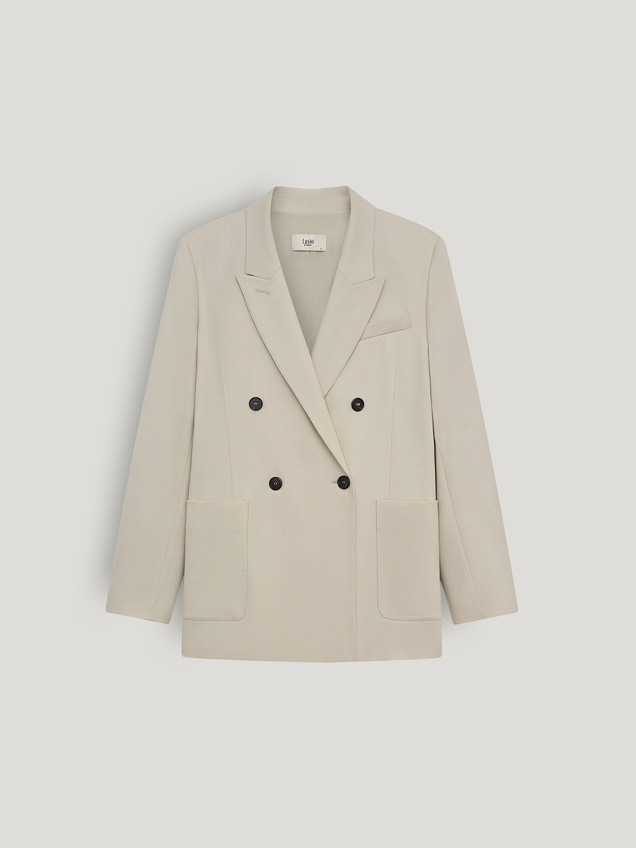 Жакет двубортный