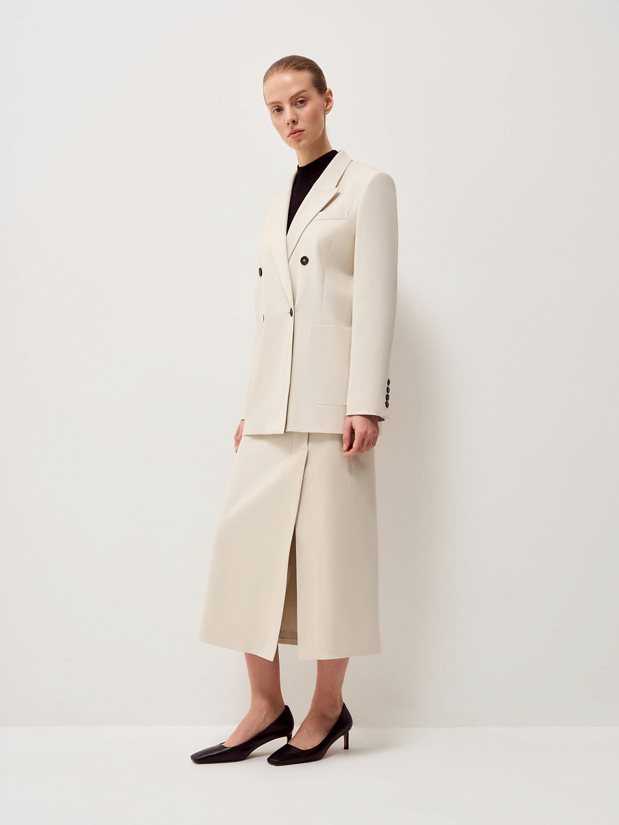 Жакет двубортный