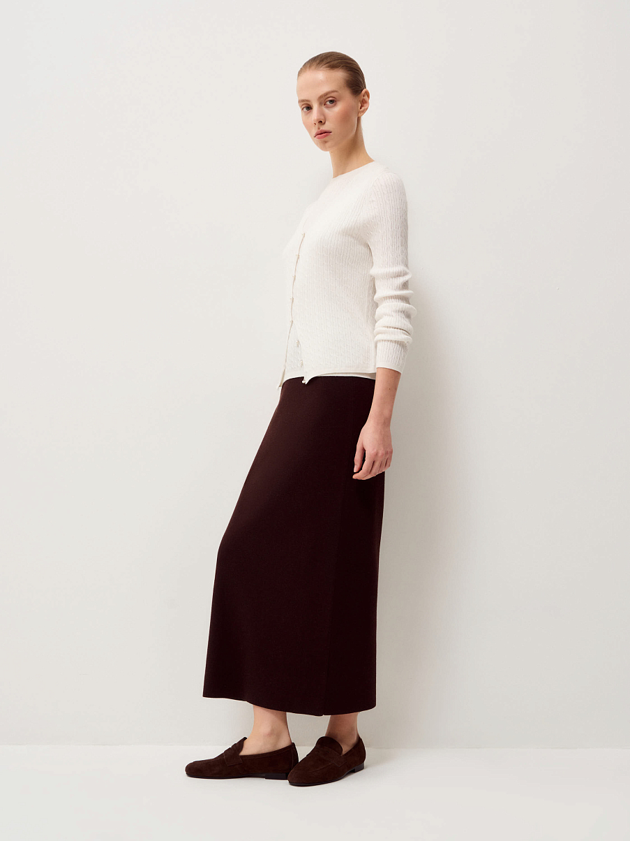 Кардиган из хлопка с кашемиром