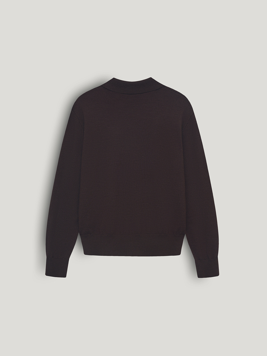 Джемпер из шерсти с шелком