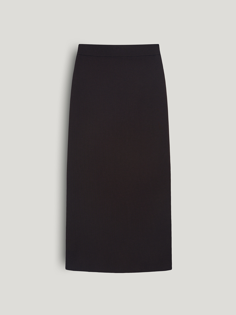 Юбка из шерсти и шелка