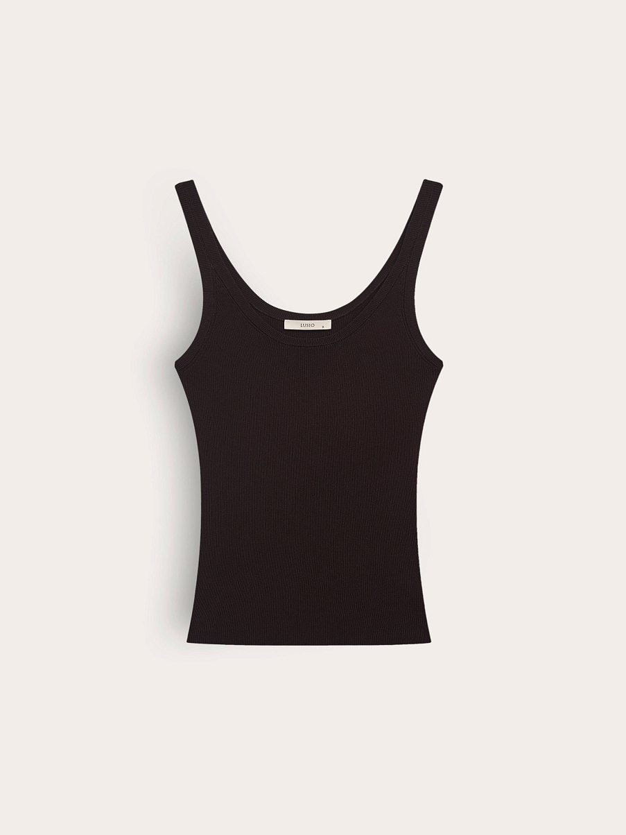 Топ трикотажный из шелка