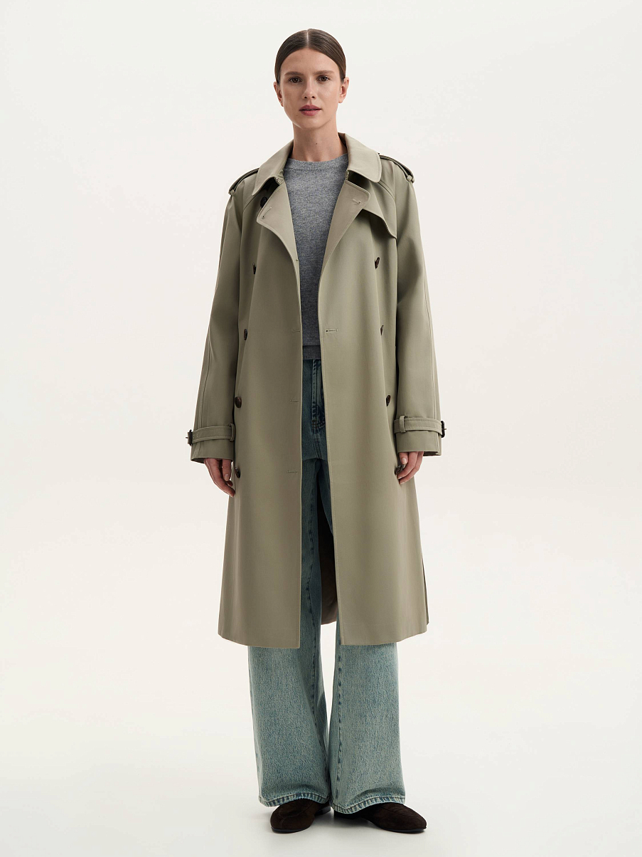 Тренч из хлопка