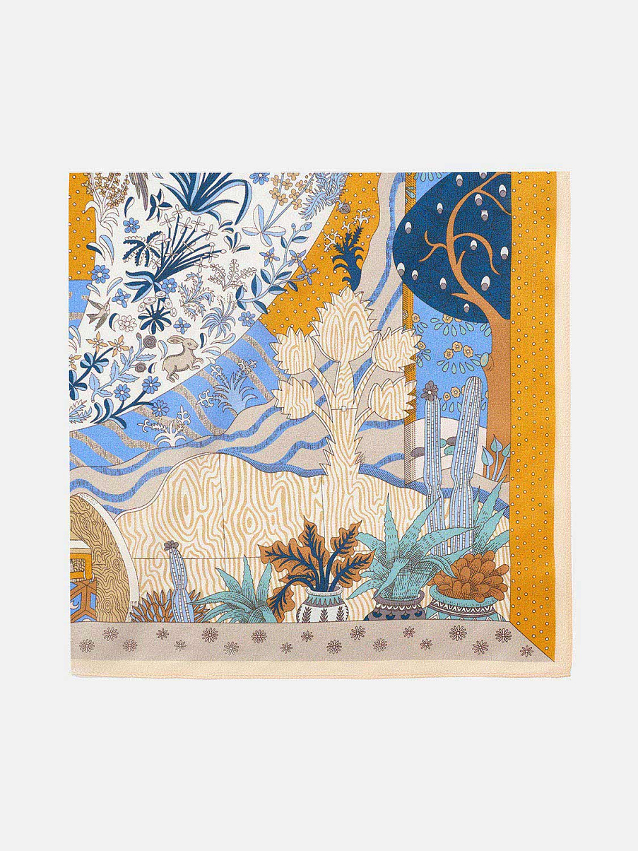 Платок из натурального шелка