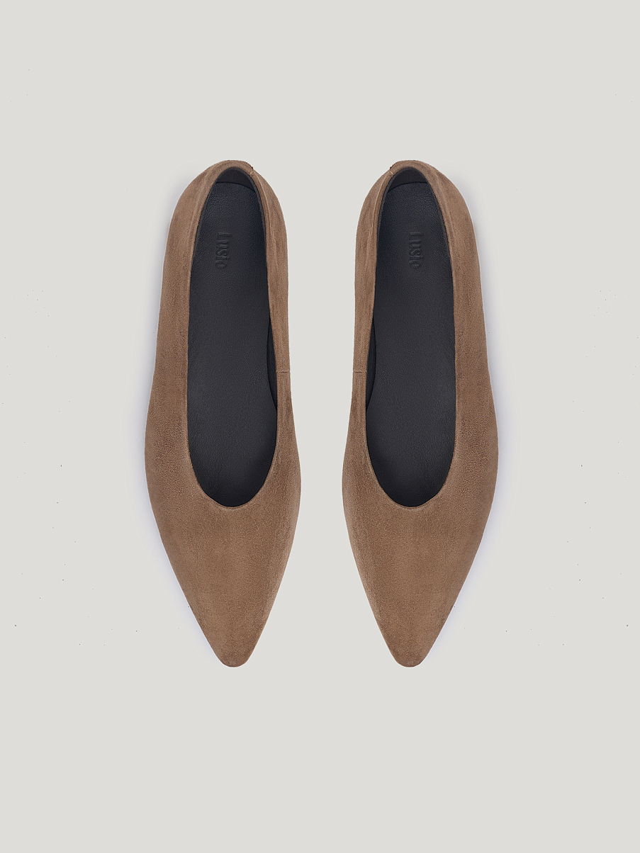 Туфли из замши