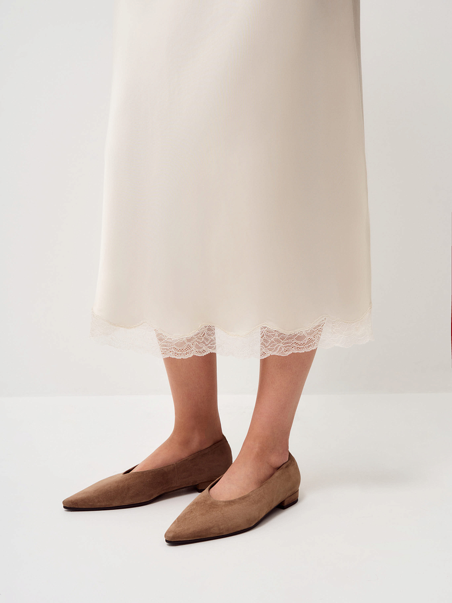 Туфли из замши