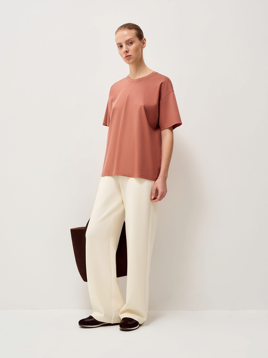 Футболка базовая с шелком