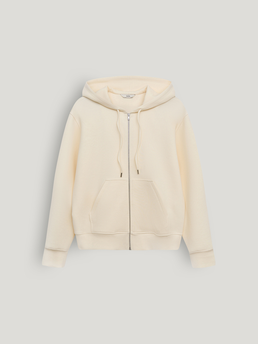 Худи из тенсела с шерстью