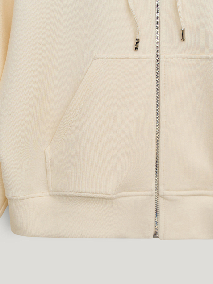 Худи из тенсела с шерстью