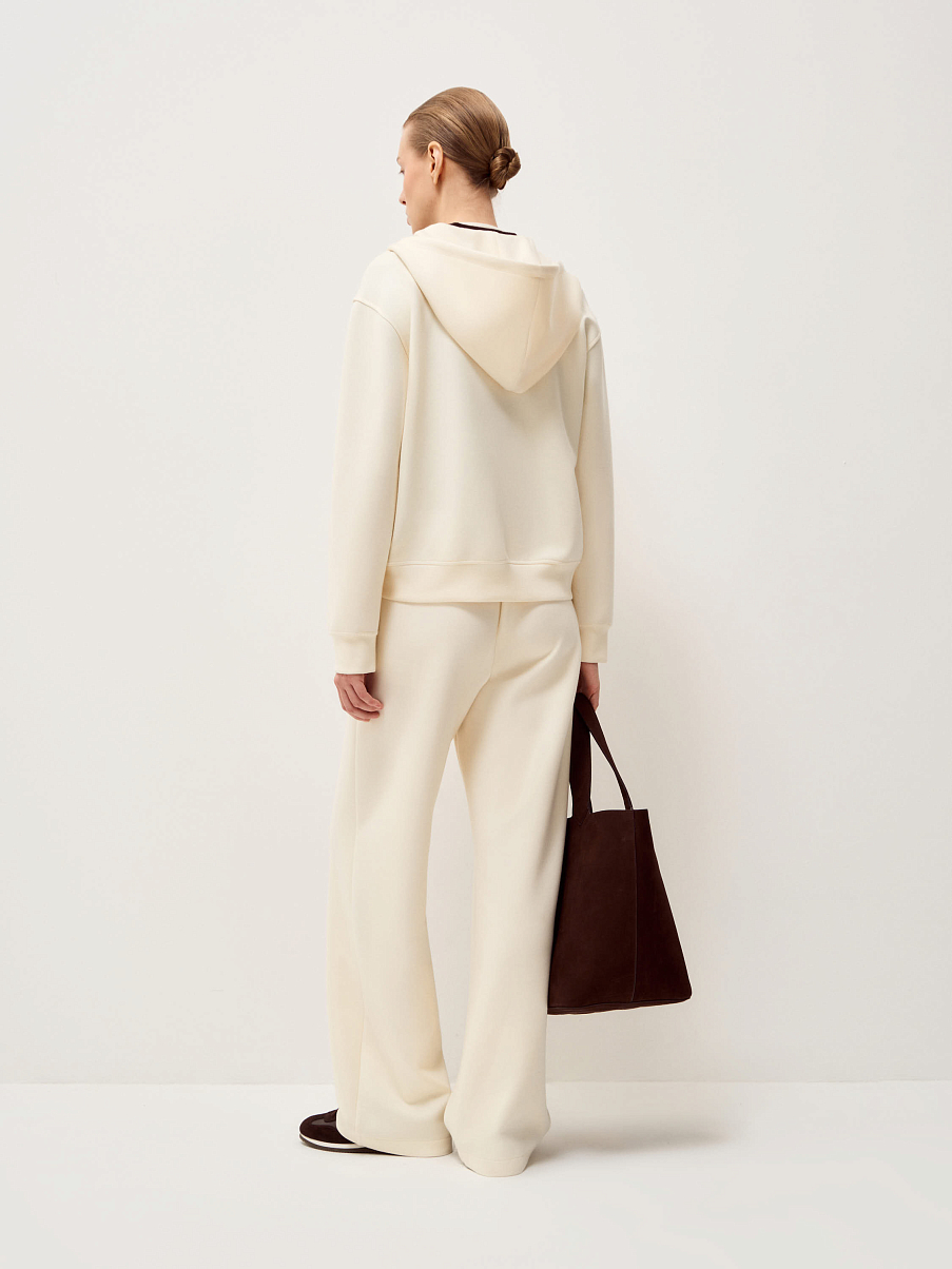 Худи из тенсела с шерстью